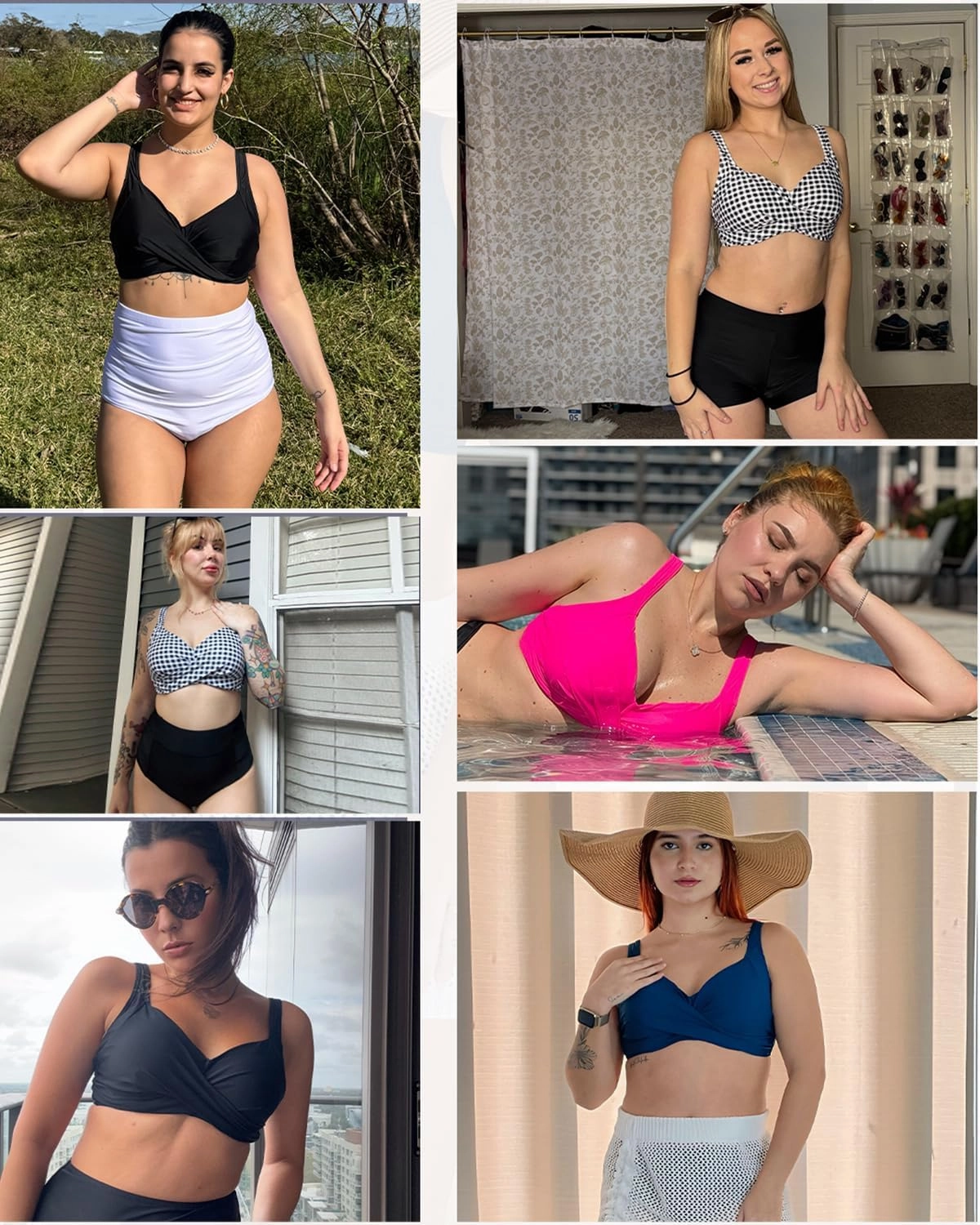 Women Underwire Bikini Tops - Push Up Swim Top Only Bra Padded Bathing Suit Top 2025 Swimsuit Tops