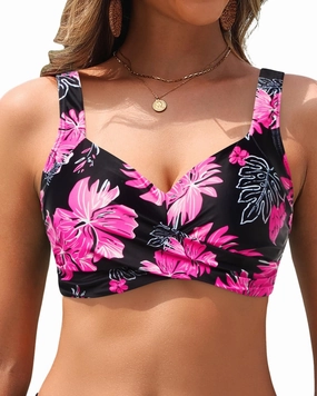 Women Underwire Bikini Tops - Push Up Swim Top Only Bra Padded Bathing Suit Top 2025 Swimsuit Tops