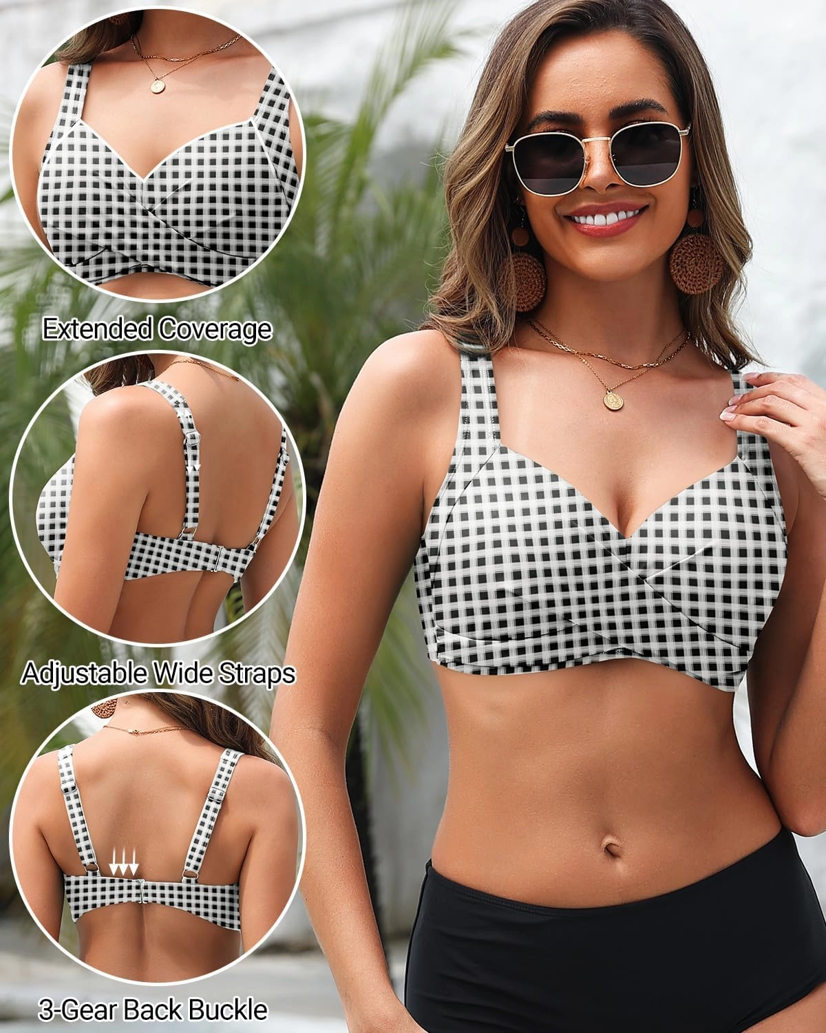 Women Underwire Bikini Tops - Push Up Swim Top Only Bra Padded Bathing Suit Top 2025 Swimsuit Tops