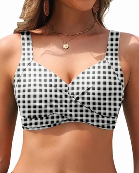 Women Underwire Bikini Tops - Push Up Swim Top Only Bra Padded Bathing Suit Top 2025 Swimsuit Tops