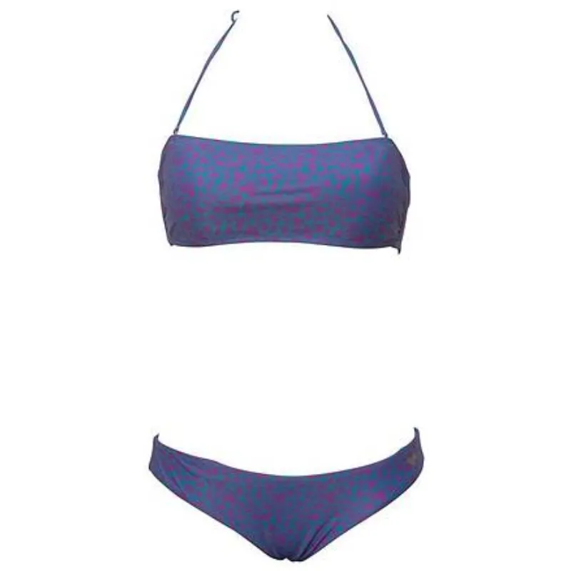 WOMEN'S ALLOVER BANDEAU BIKINI - MARTINICA/MULTI