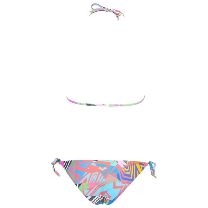 WOMEN'S ALLOVER TRIANGLE TWO PIECES - ASH GREY MULTI