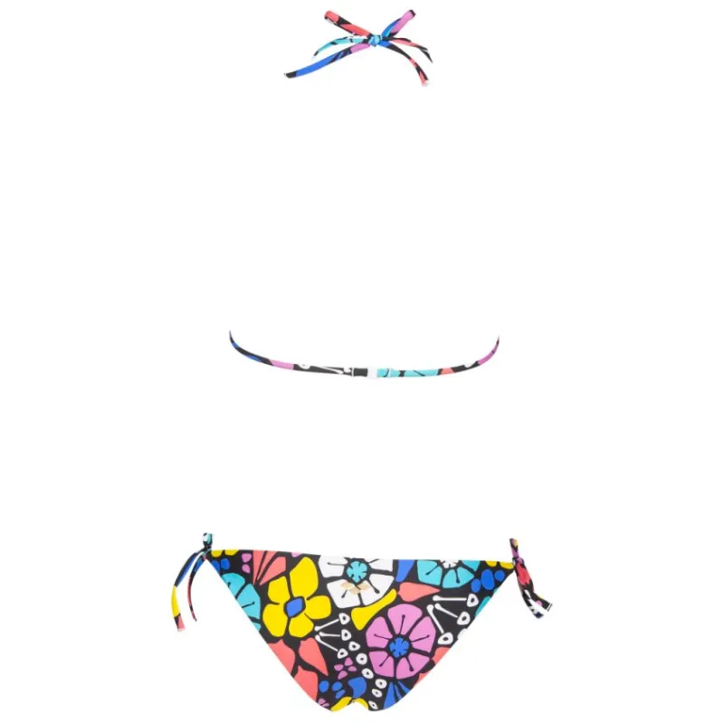 WOMEN'S ALLOVER TRIANGLE TWO PIECES - BLACK MULTI