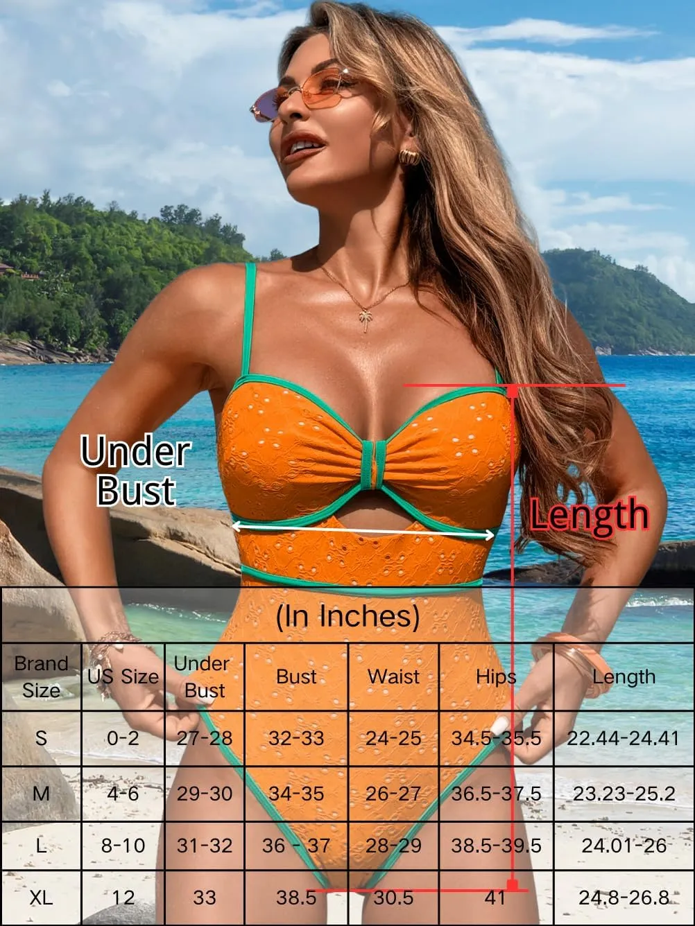 Womens One Piece Cutout Swimsuit, Sexy Tummy Control Bathing Suit, Color Block Monokini, 2025 Retro Swimwear