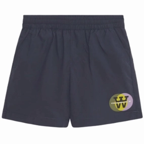 Wood Wood Navy Paw Eclipse Swim Shorts