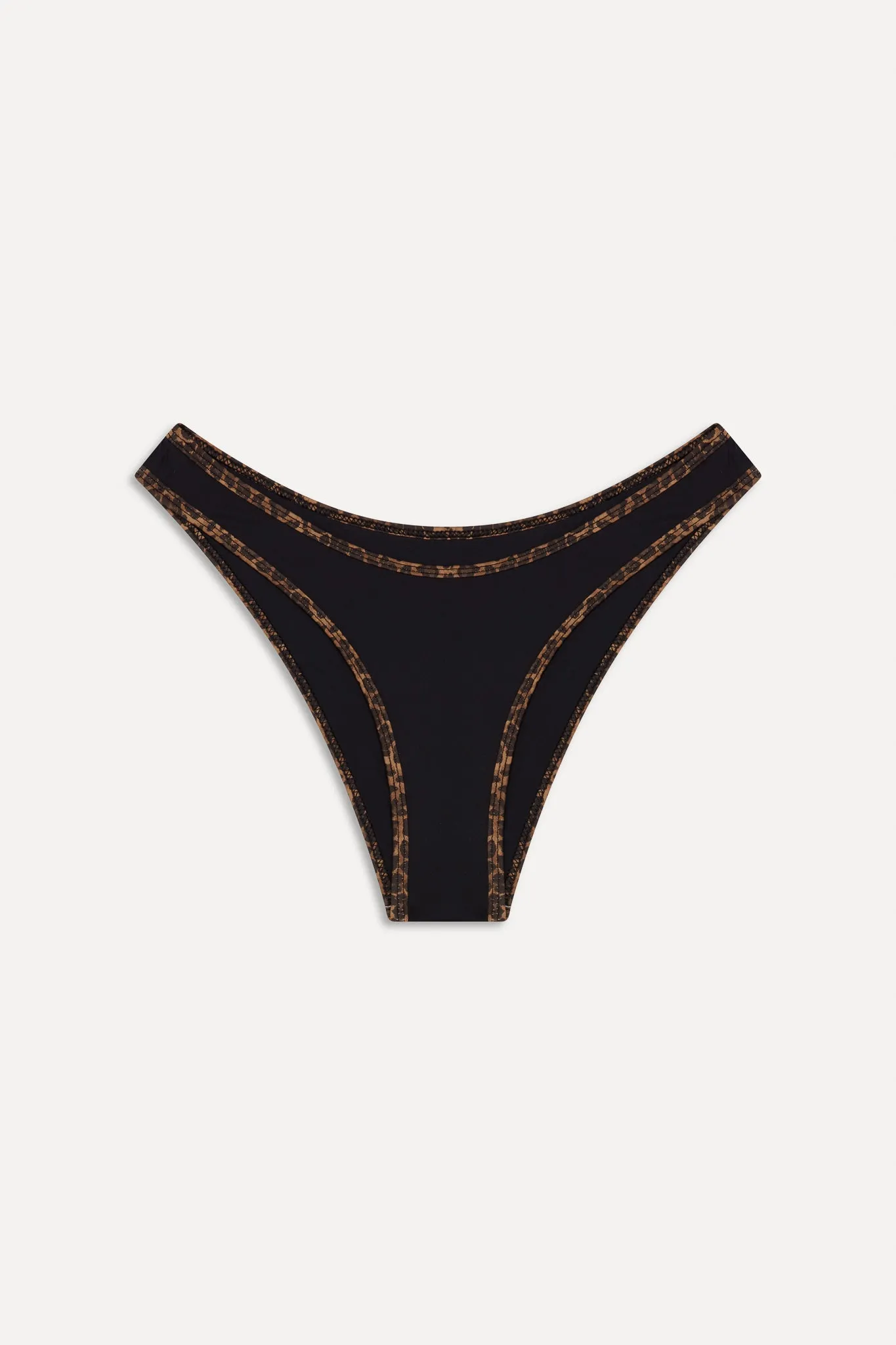x BELLA HADID Dove Bikini Bottom - Lucky Leopard