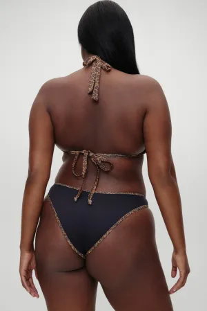x BELLA HADID Dove Bikini Bottom - Lucky Leopard