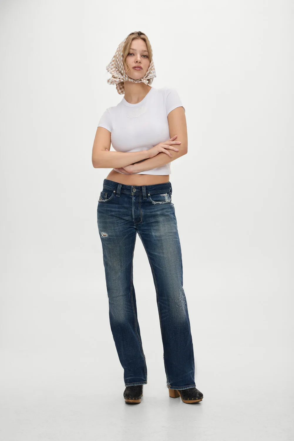 x BELLA HADID Little Miss Head Scarf - Rodeo Gingham