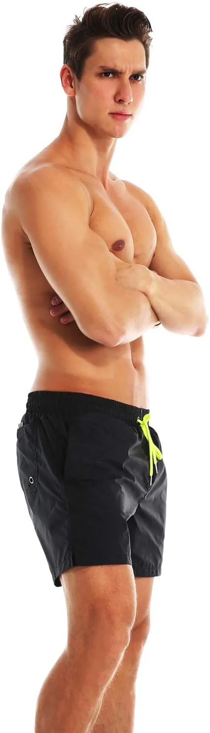 YnimioAOX Men's Swim Trunks Quick Dry Beach Shorts Swimwear Bathing Suit
