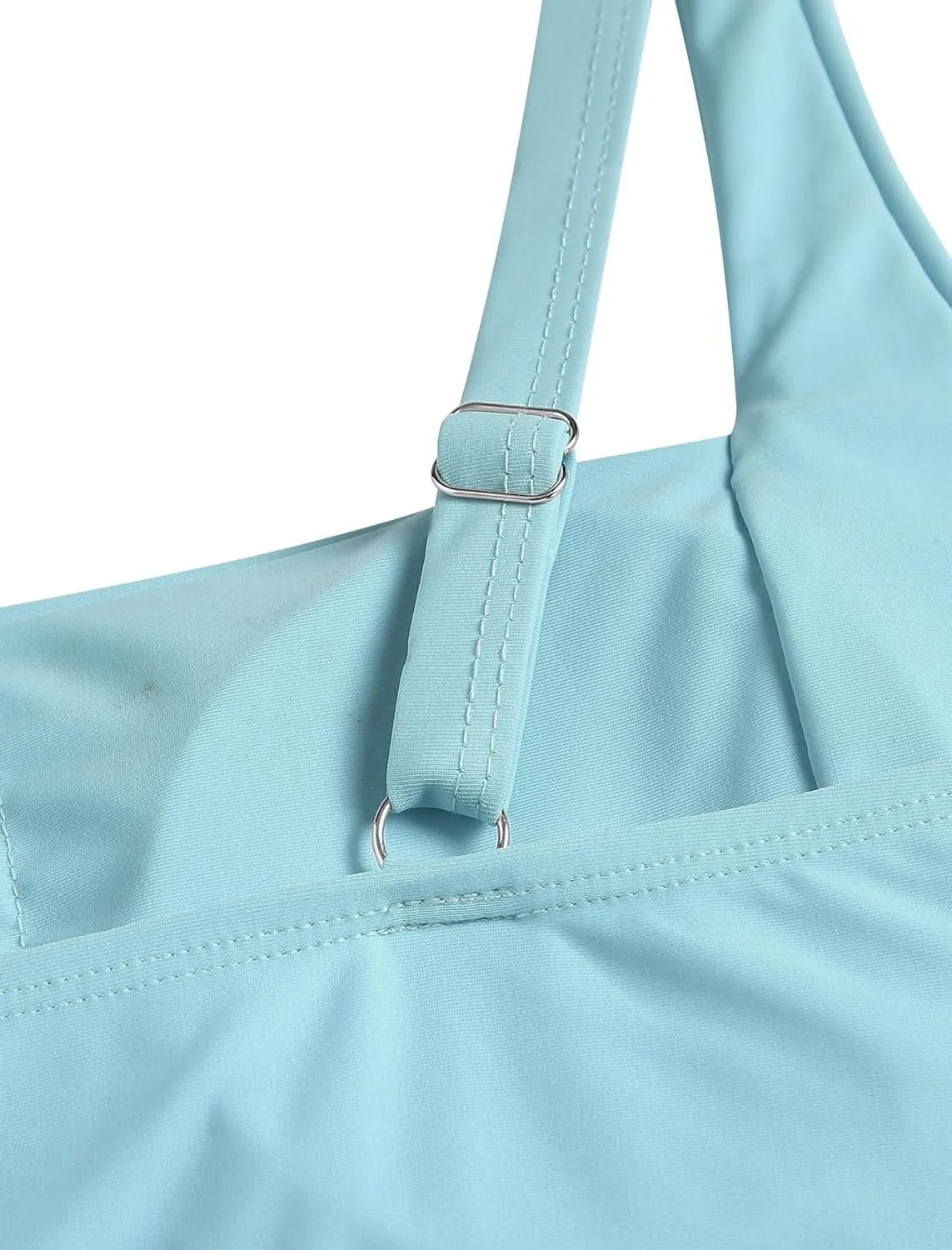 ZAFUL Women High Waisted Bikini Tummy Control Swimsuits Two Piece Swim Suits for Women 2025 Sporty Bathing Suit Swimwear