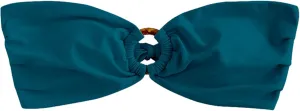 ZAFUL Women's Bandeau Bikini Top Strapless Swimsuit Top O Ring Tie Back Bathing Suit Tops Tube Top