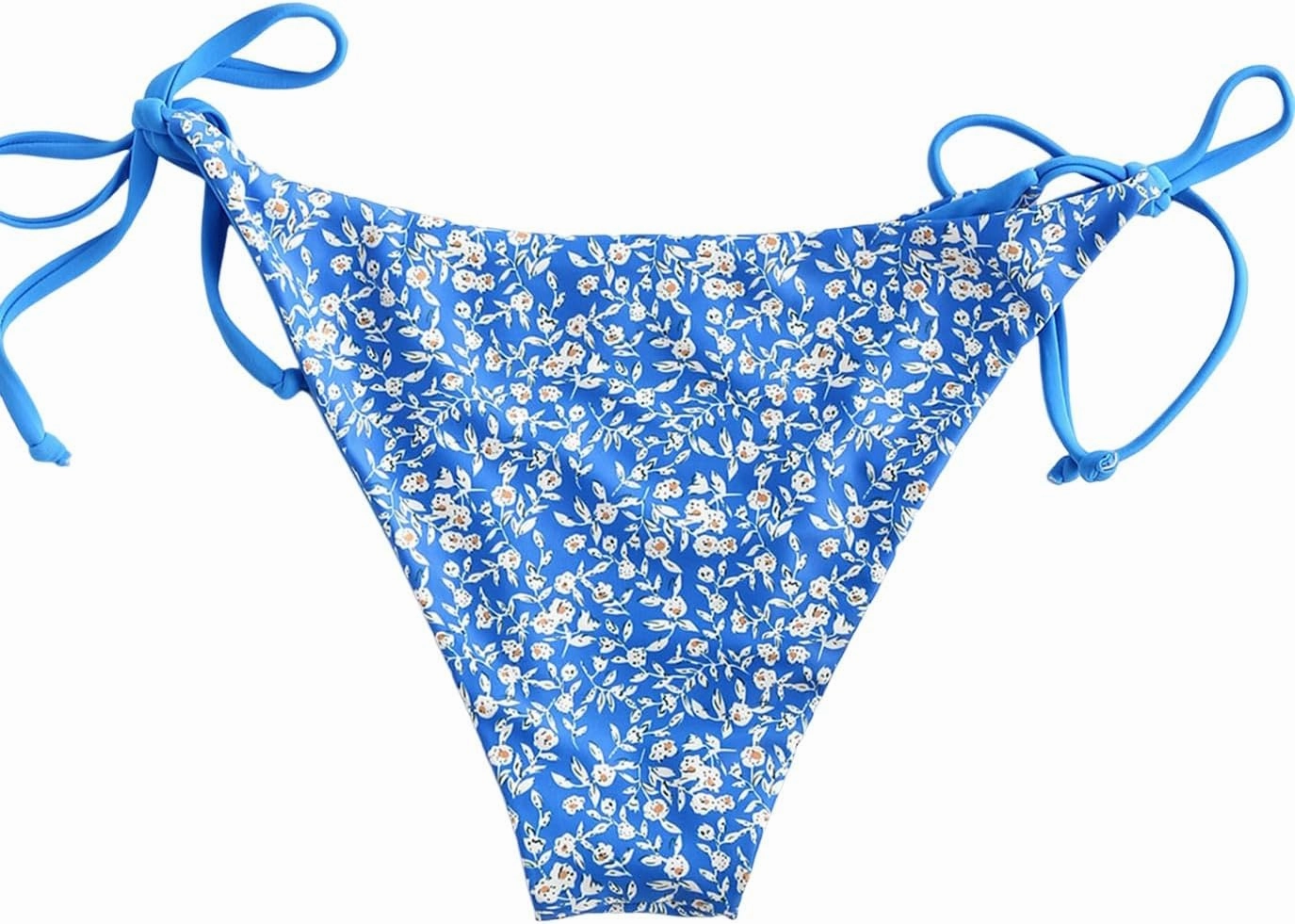 ZAFUL Bikini Bottoms for Women Tie Side String Bathing Suit Bottoms High Cut Swimsuit Bottom