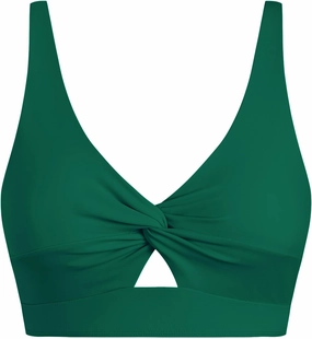 ZAFUL Bikini Tops for Women Twist Front Swimsuit Top Cut Out Bathing Suit Tops