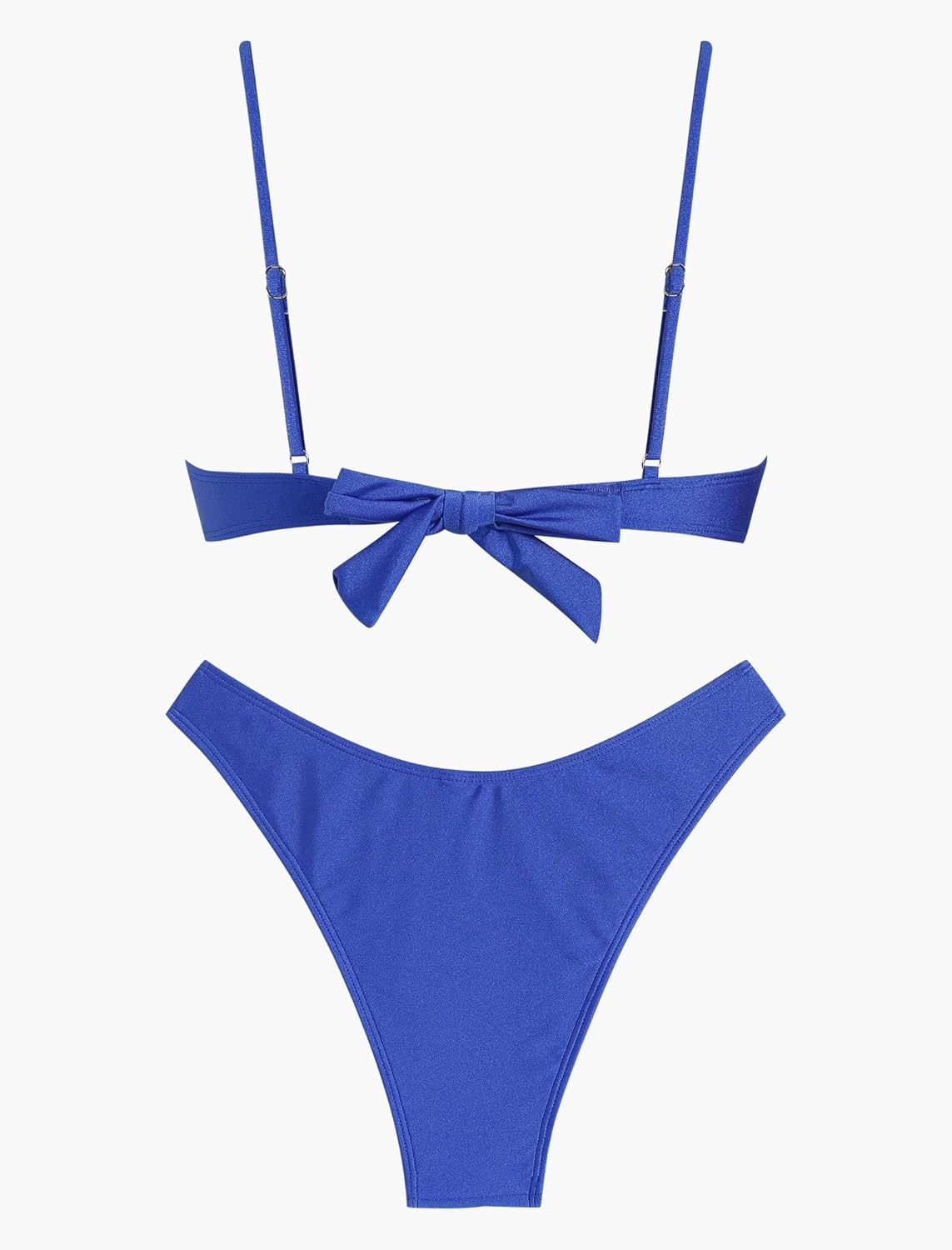 ZAFUL Women High Cut Bikini Sets String Sexy Swimsuit Two Piece Underwire Bathing Suit Brazilian Cheeky Cut Out Cute Swimwear