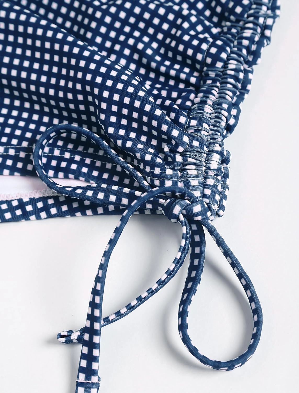 ZAFUL Women's Swim Shorts High Waisted Bow Gingham Floral Print Boyshorts Bathing Suit Swimsuit Bottoms Board Shorts