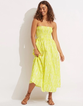 Zahara Dress Skirt - Celery