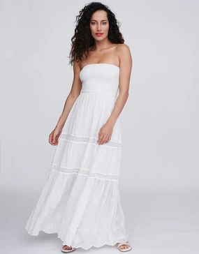 Zahara Maxi Dress - White