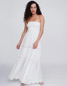 Zahara Maxi Dress - White
