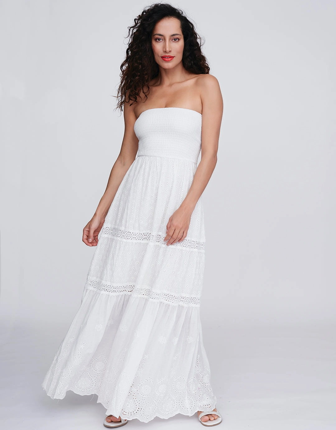 Zahara Maxi Dress - White