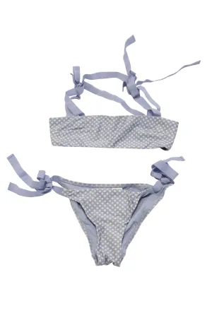 Zimmermann Polka Dot Bikini in Blue Polyamide