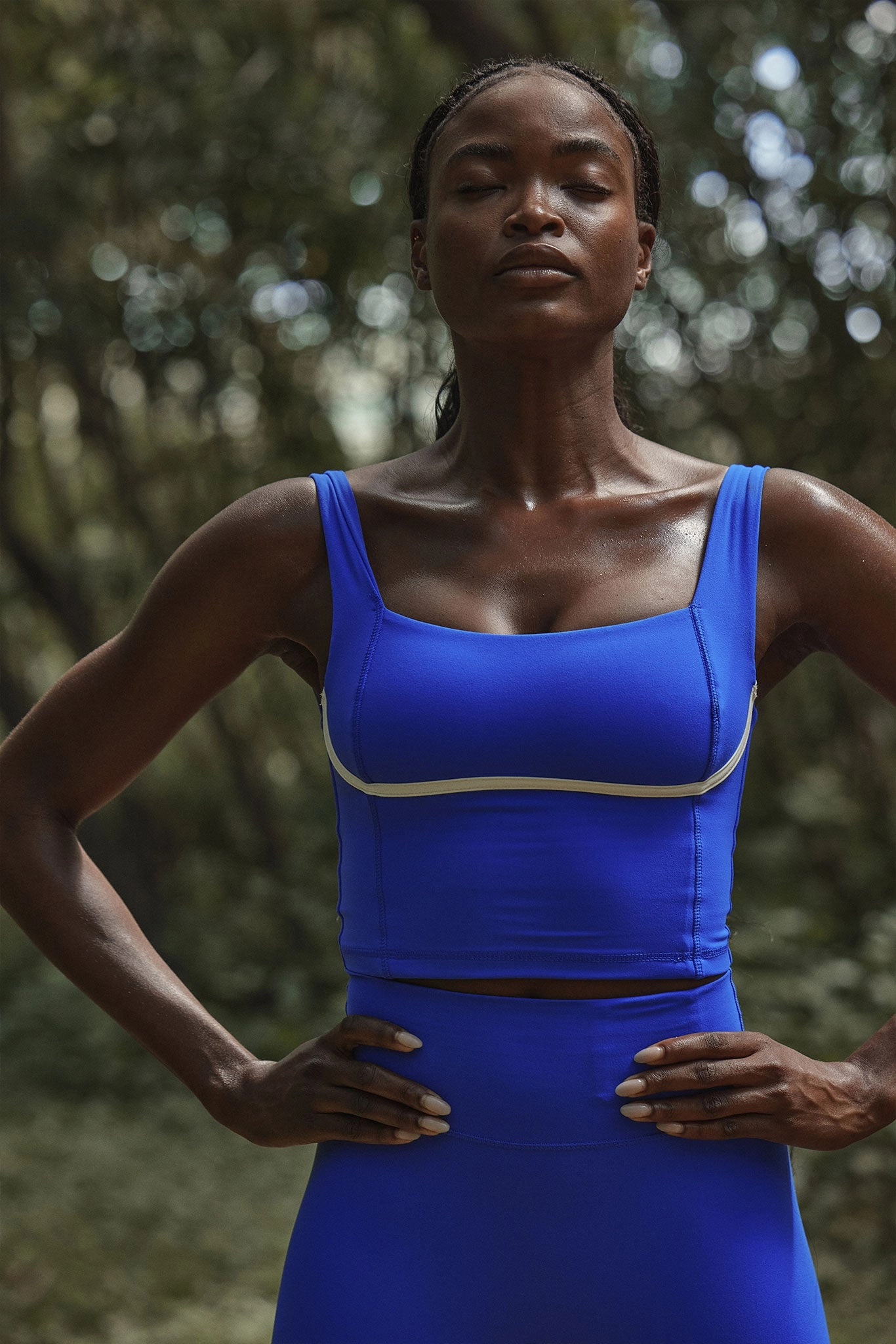 Zion Tank - Cobalt/Ivory