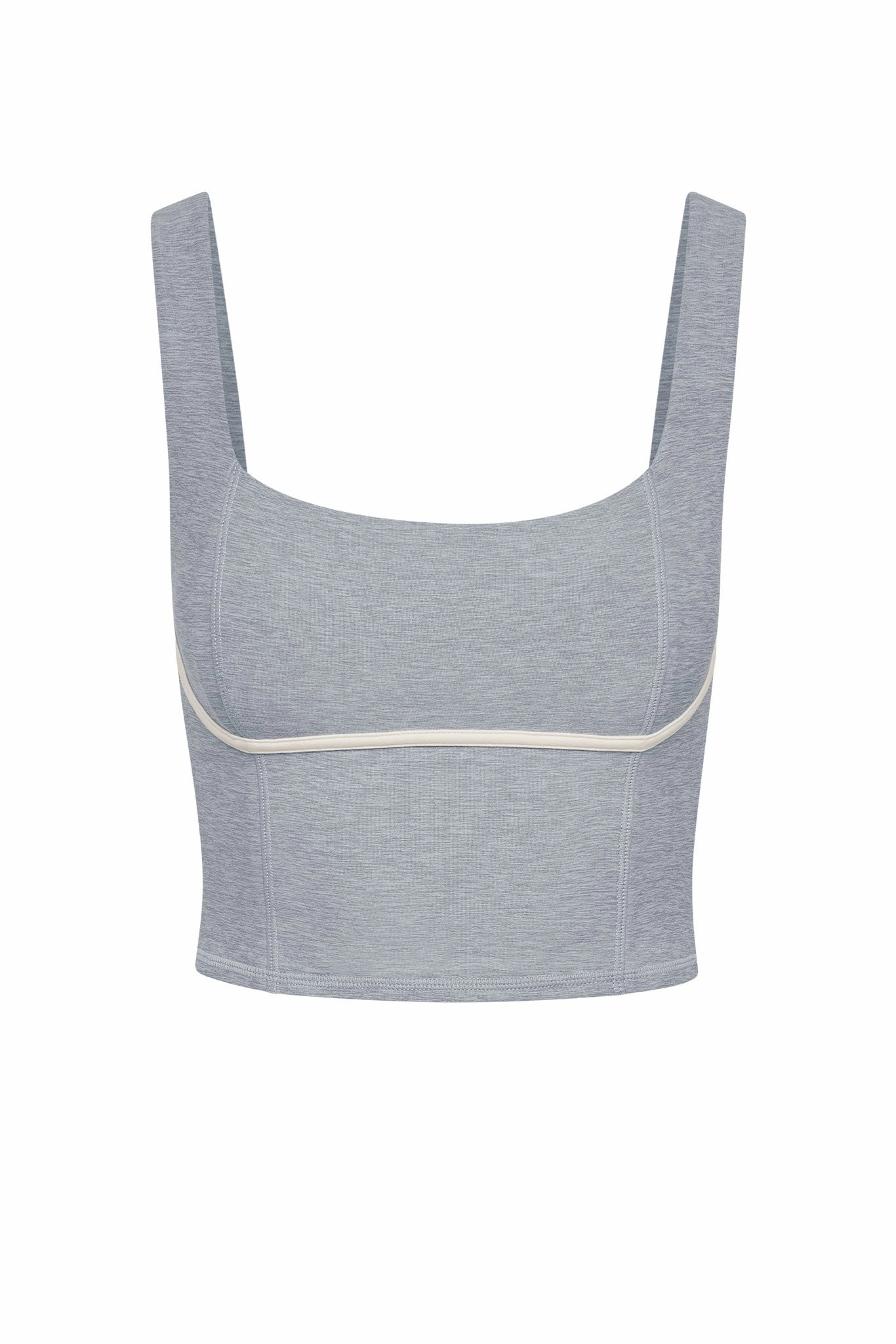 Zion Tank - Heather Grey/Ivory