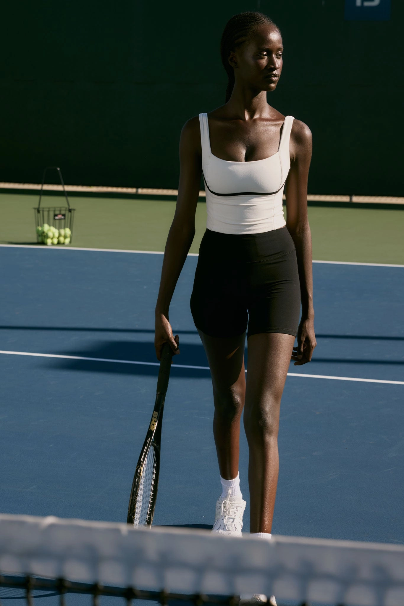 Zion Tank - Ivory/Black