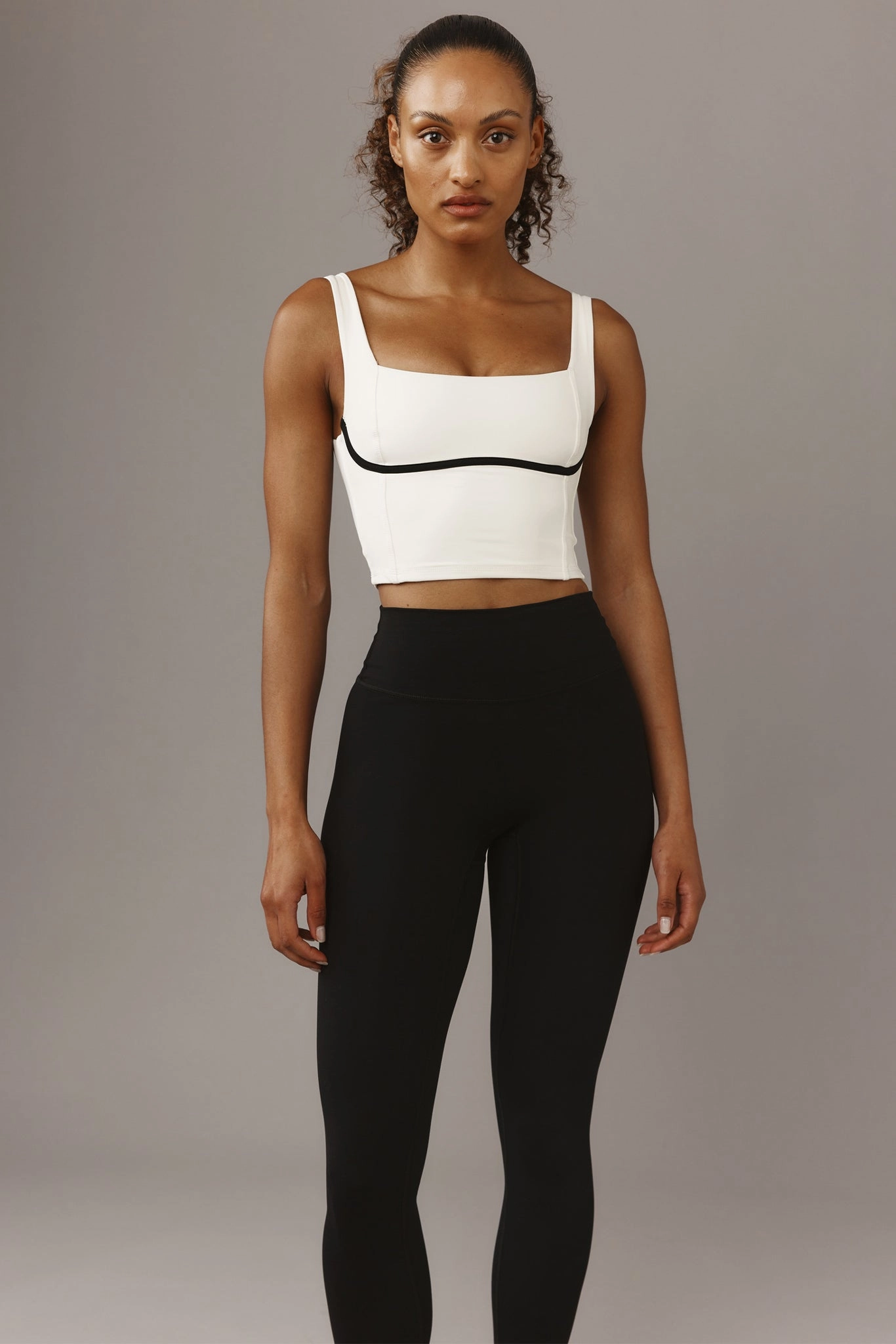 Zion Tank - Ivory/Black