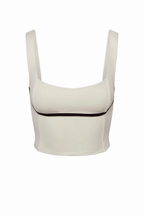 Zion Tank - Ivory/Black