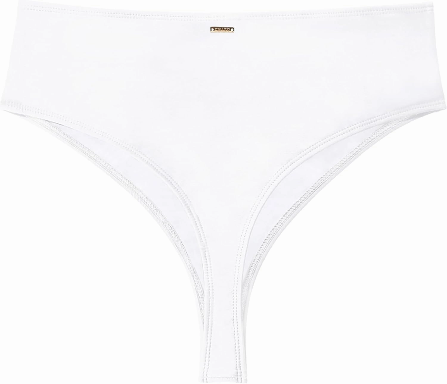 Zmart Women High Waist Thong Bikini Bottoms High Cut Swimsuit Bathing Suit Cheeky Brazilian Swimwear Bottom