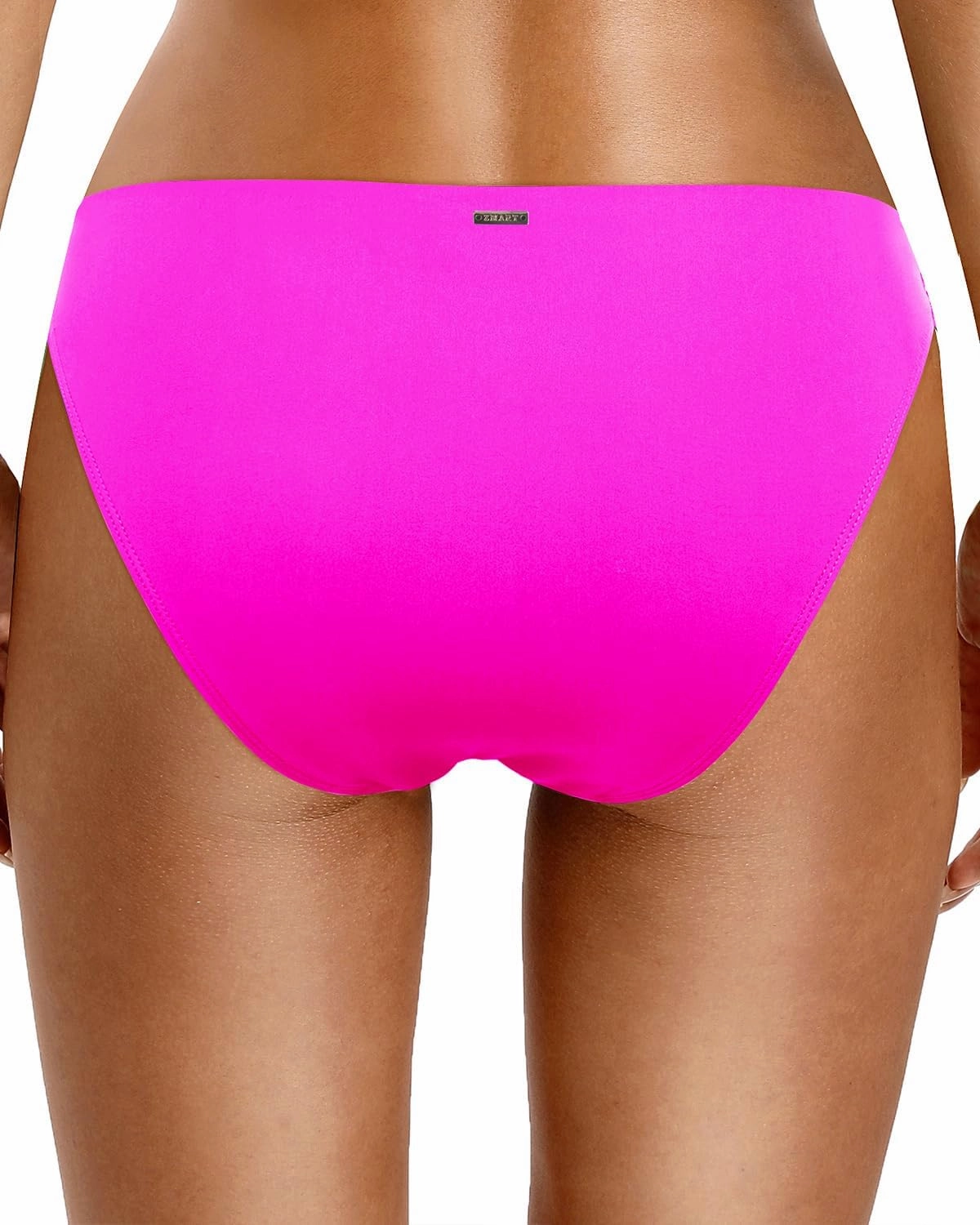 Zmart Women O Ring Bikini Bottoms Full Coverage Swimsuit Bottom Low Waist Low Rise Bathing Suit