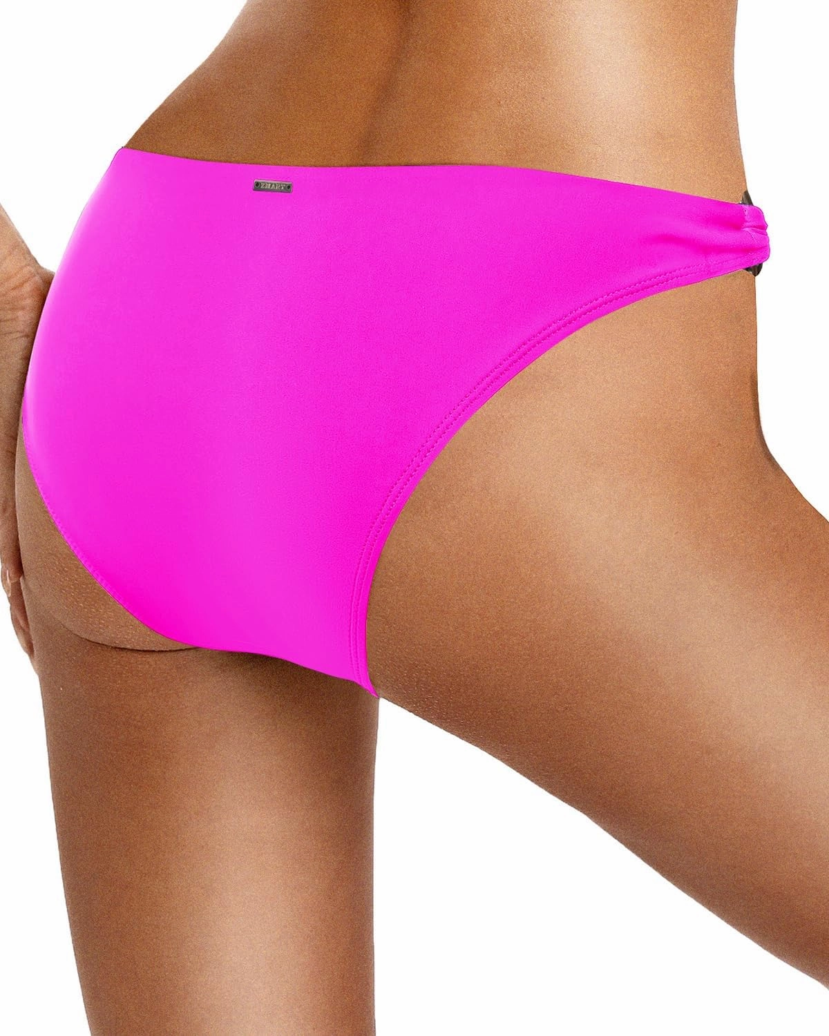 Zmart Women O Ring Bikini Bottoms Full Coverage Swimsuit Bottom Low Waist Low Rise Bathing Suit