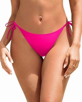 Zmart Women's String Tie Side Bikini Bottoms Cheeky Bathing Suit Bottom Low Waisted Swim Bottom