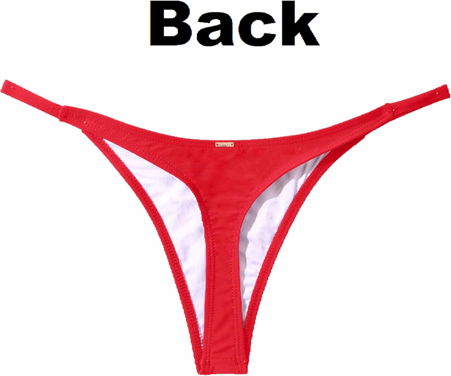 Zmart Women Thong Bikini Bottoms G String Sexy Low Waist Swimsuit Bottom Brazilian Cheeky Bathing Suit Bottoms